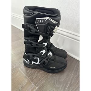 FOX Racing COMP 3 Youth BOOTS Dirt Bike MX Motocross Y6 Sz 6 Motorcycle ATV BMX